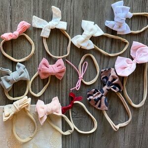 Assorted Bow Headbands for Babygirl NB to Toddler